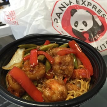 Panda Express - Trying their new pacific chilli shrimp entree. - Chinese Near Me - Arroyo Grande, California
