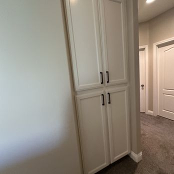 Fine Finish Woodworks - Linen cabinet refinishing - Cabinetry Near Me