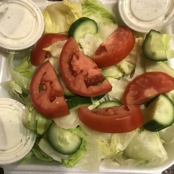 K Grill Kabob - Family Meal green salad with dressings. - Mediterranean Near Me - West Covina, California