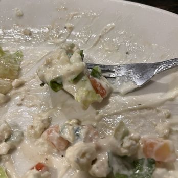 CopperTop Tavern - Vestal - So much bleu cheese dressing under my steakhouse salad - soooo gross - and not included in the menu description - New American Near Me - Vestal, New York CopperTop Tavern - Vestal - So much bleu cheese dressing under my steakhouse salad - soooo gross - and not included in the menu description - New American Near Me - Vestal, New York
