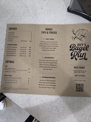 Menu photo 2 Jeff's Bagel Run Johns Island, SC