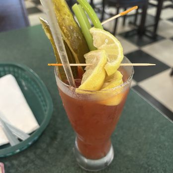 Metro Diner - Loaded Bloody Mary. - Breakfast & Brunch Near Me - Venice, Florida