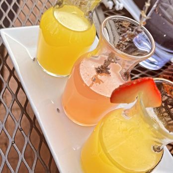 Easy Like Sunday - Mimosa juice flight - Breakfast & Brunch Near Me - Baltimore, Maryland Easy Like Sunday - Mimosa juice flight - Breakfast & Brunch Near Me - Baltimore, Maryland