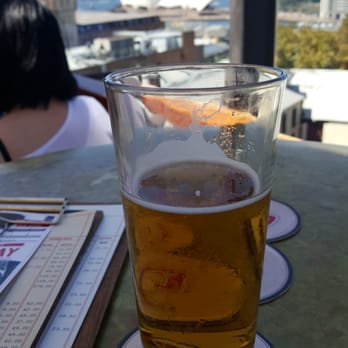 Glenmore Hotel - Cider with the view of the Sydney Opera House - Hotels Near Me - The Rocks, NSW
