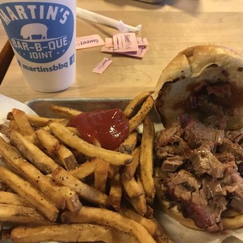 Martin's Bar-B-Que Joint - Sliced Brisket - Barbeque Near Me - Vestavia Hills, Alabama Martin's Bar-B-Que Joint - Sliced Brisket - Barbeque Near Me - Vestavia Hills, Alabama