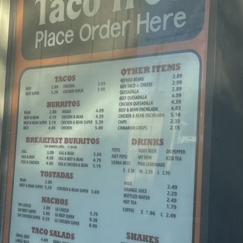 Taco Tree - Taco tree menu - Fast Food Near Me - Auburn, California
