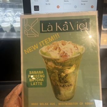 La Ka Viet - Ohhhh...new item. Banana Pudding matcha - Desserts Near Me - Westminster, California La Ka Viet - Ohhhh...new item. Banana Pudding matcha - Desserts Near Me - Westminster, California
