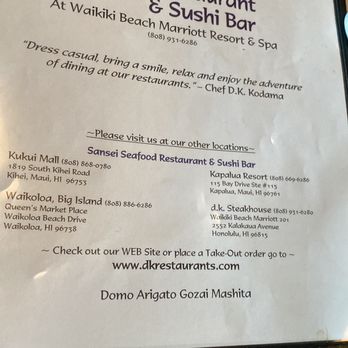 Sansei Seafood Restaurant & Sushi Bar - Sushi Bars Near Me - Honolulu, Hawaii Sansei Seafood Restaurant & Sushi Bar - Sushi Bars Near Me - Honolulu, Hawaii