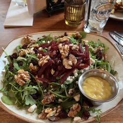 Pine Knot Tavern - Beet & goat cheese salad.  Delicious!