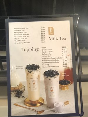 Menu photo 1 Hot & Cold Milk Tea Schaumburg, IL Menu photo 1 Hot & Cold Milk Tea Schaumburg, IL