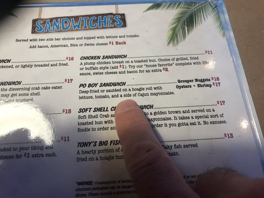 Menu photo 6 Pinchers Lakewood Ranch, FL Menu photo 6 Pinchers Lakewood Ranch, FL