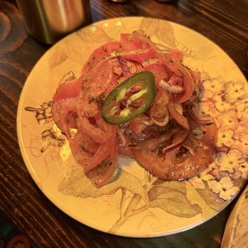 Farida - Tasting menu tomato slices - Uzbek Near Me - New York, New York