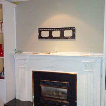 TV Installation - That's what the wall mount looks like. - Home Theatre Installation Near Me - Toronto, Ontario TV Installation - That's what the wall mount looks like. - Home Theatre Installation Near Me - Toronto, Ontario