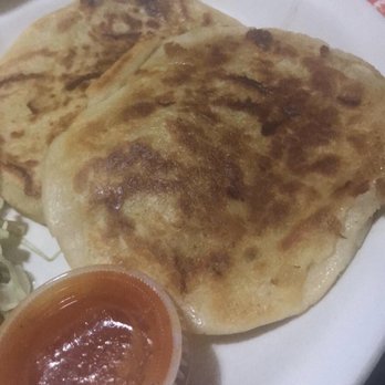Taco Mex - Pupusas revueltas (chicharrón & cheese) - Mexican Near Me - Boston, Massachusetts
