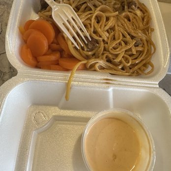 Koumi Express - Steak with Soba Noodles, plenty of leftovers! - Japanese Near Me - Monroe, North Carolina
