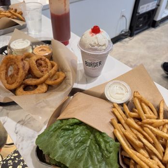 Sixth Street Burger - onion rings, tallow fries, lettuce wrap burger, milkshake - Burgers Near Me - San Jose, California Sixth Street Burger - onion rings, tallow fries, lettuce wrap burger, milkshake - Burgers Near Me - San Jose, California