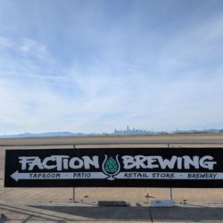 Faction Brewing - Massive sign