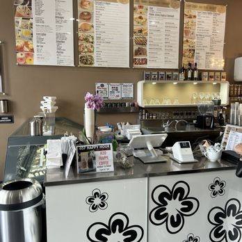 407 Cafe - Menu behind cashier - Cafes Near Me - Orlando, Florida
