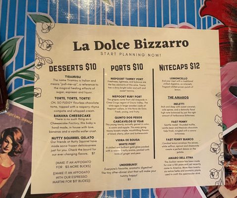 Menu photo 6 Bizzarro Italian Cafe Seattle, WA Menu photo 6 Bizzarro Italian Cafe Seattle, WA