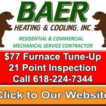Baer Heating & Cooling - Great Deal! - Heating & Air Conditioning/HVAC Near Me - Trenton, Illinois Baer Heating & Cooling - Great Deal! - Heating & Air Conditioning/HVAC Near Me - Trenton, Illinois