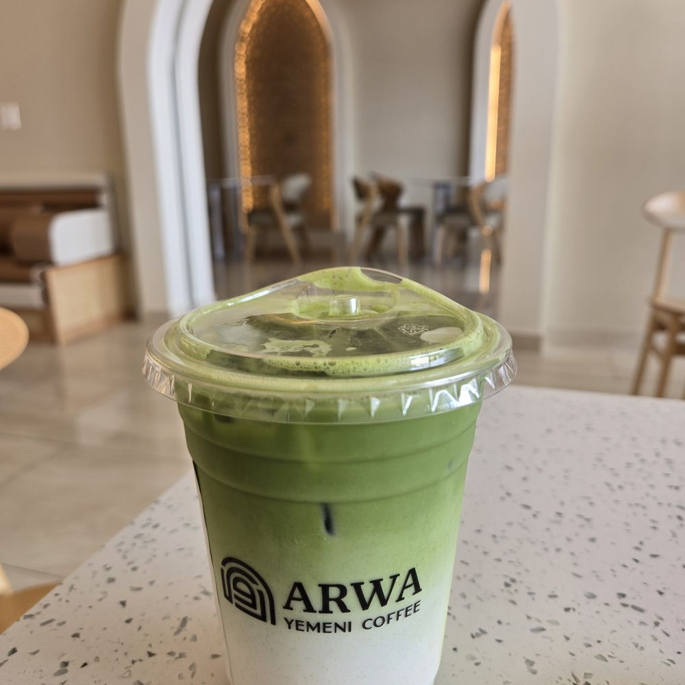 Arwa Yemeni Coffee - Iced matcha latte - Coffee & Tea Near Me - Richardson, Texas Arwa Yemeni Coffee - Iced matcha latte - Coffee & Tea Near Me - Richardson, Texas