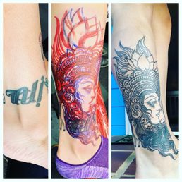 A beautiful cover up by Theo. Color and shading to come later!
