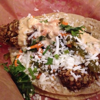 Torchy's Tacos - Taco of the month - the scarecrow. Pumpkin seed crusted chicken tender. Delicious! - Tex-Mex Near Me - Allen, Texas