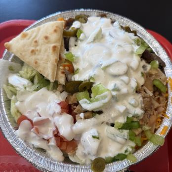 The Halal Guys - Beef and chicken combo - Middle Eastern Near Me - Riverside, California