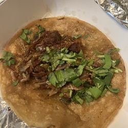 Chicken Grill Mexican Restaurant - Less than 1 oz of meat for street taco at $3.25 each. Absolute rip off.