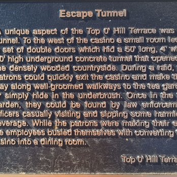 Top O Hill Terrace - Plaque. - Historical Tours Near Me - Arlington, Texas Top O Hill Terrace - Plaque. - Historical Tours Near Me - Arlington, Texas