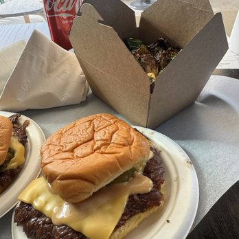 For The Win - Smash burger and brussels sprouts - Burgers Near Me - Whittier, California