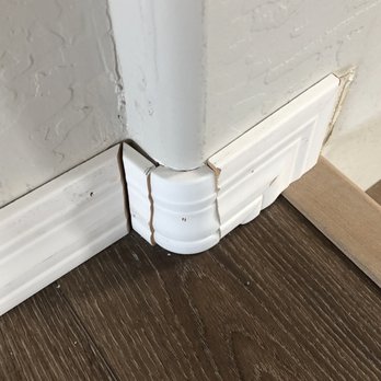Vision Flooring - Corner moldings pieced together and do not match my existing ones. - Carpeting Near Me - Phoenix, Arizona