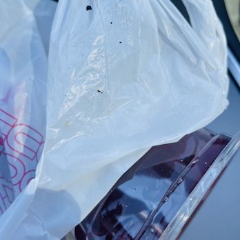 Banh Mi Che Cali - Dirty bag they put my drinks in - Vietnamese Near Me - Fullerton, California