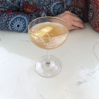 SoLou - Brandy Crusta (we added ice after a while) - New American Near Me - Baton Rouge, Louisiana