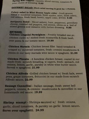 Menu photo 2 Bella Marie's Pizzeria Restaurant St. George, UT