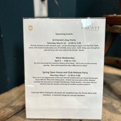 Pruett Farms - Tasting Menu