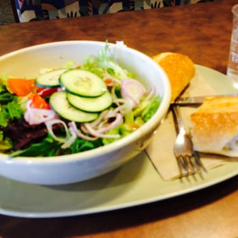 Panera Bread - Classic salad (full size) with sides of bread. My go-to at Panera! - Sandwiches Near Me - Northvale, New Jersey Panera Bread - Classic salad (full size) with sides of bread. My go-to at Panera! - Sandwiches Near Me - Northvale, New Jersey