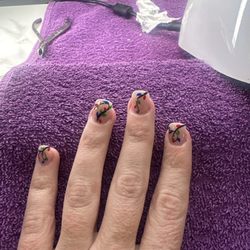 Nail'd It Aesthetic NAILS Salon - Beautiful, fun Christmas light nails!! Best place to go!!