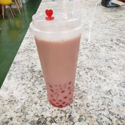 Sips of Tea - Strawberry Milk Tea with Oatmilk