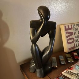 Beautiful carved statuette from Africa. Beautiful carved statuette from Africa.