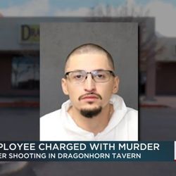 Murdered customer though off duty.