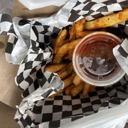 Small fries w/ bbq sauce