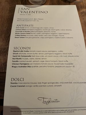 Menu photo 1 Tagliata Baltimore, MD Menu photo 1 Tagliata Baltimore, MD