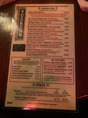 Menu photo 8 Tucker's Place Ballwin, MO