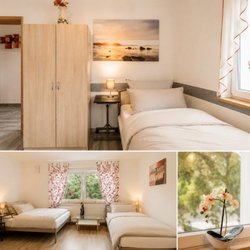 Ferienwohnung Bailey in Laupheim bei Ulm - Schlafzimmer 1 EG