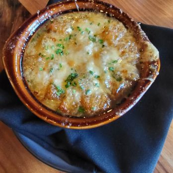 Saint & Second - French Onion soup - New American Near Me - Long Beach, California Saint & Second - French Onion soup - New American Near Me - Long Beach, California