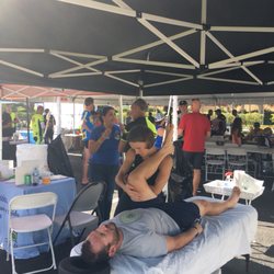 Sports Massage & Rehabilitation - Helping athletes recovery quicker at Iron Joe's Turkey Ride.