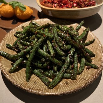 Uluh - Spicy Green Beens - Tea Rooms Near Me - New York, New York