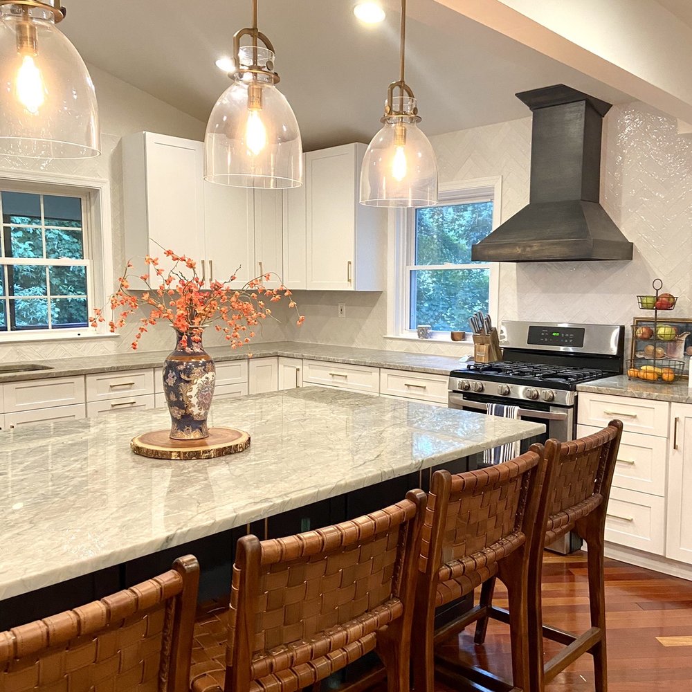 KBR Kitchen and Bath - a large kitchen island - General Contractors Near Me - Fairfax, Virginia KBR Kitchen and Bath - a large kitchen island - General Contractors Near Me - Fairfax, Virginia