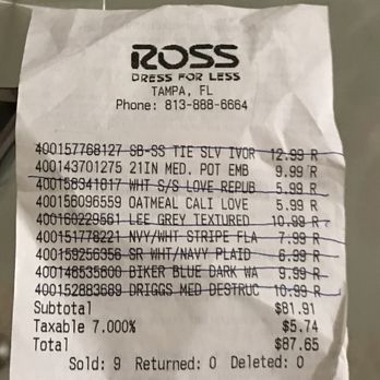 Ross Dress for Less - Department Stores Near Me - Tampa, Florida Ross Dress for Less - Department Stores Near Me - Tampa, Florida
